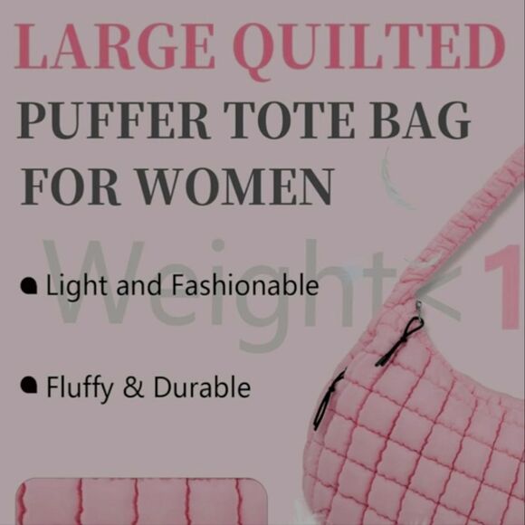 Boho Pink Quilted Shoulder Bag - Picture 4 of 9